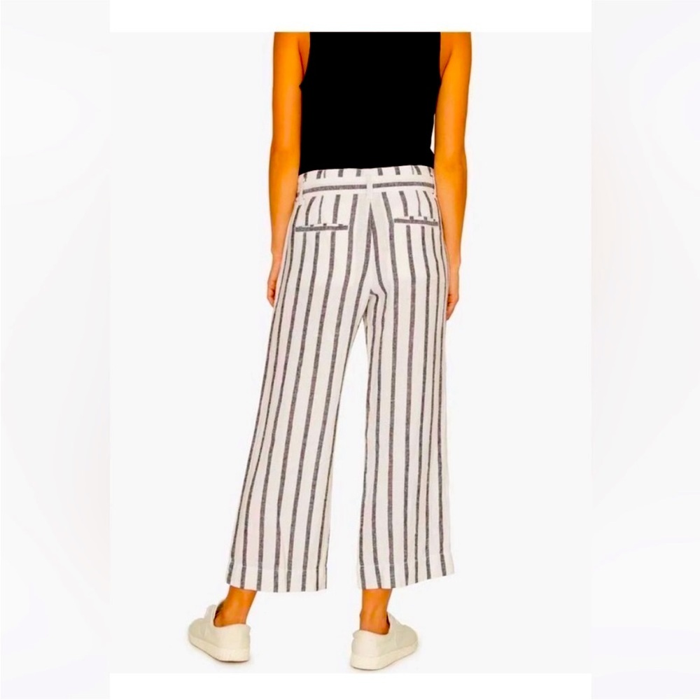 Sanctuary Inland Sashed Cropped Linen Pants 26